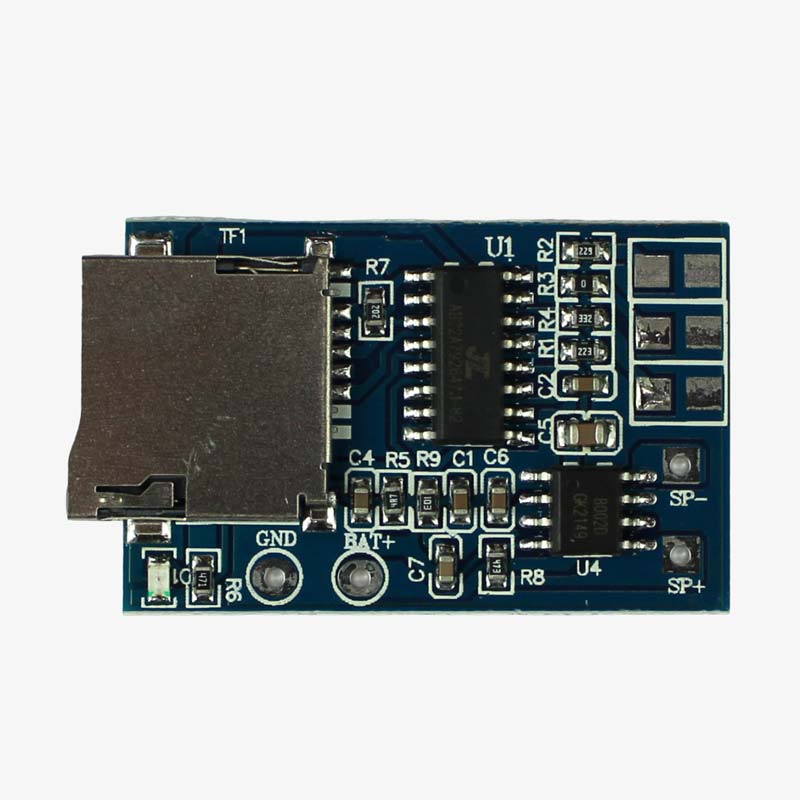 GPD2846A TF Card MP3 Decoder Board 2W Amplifier Module – QuartzComponents