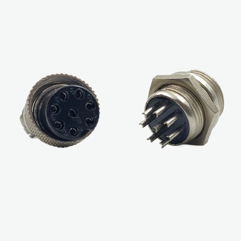 GX-16 8-Pin 16mm Metal Aviation Plug Male and Female Panel Connector