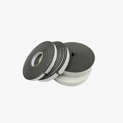 Gasket Black Foam Single Sided Adhesive Tape, Insulation Foam Strip 25mm x 3mm - 10 meter length