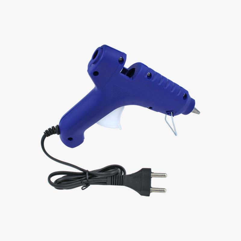 1pc Aluminum Alloy Material Glue Gun For Hot Melt Craft With High Viscosity  And Strength Plus 10pcs Small Glue Sticks As Gift
