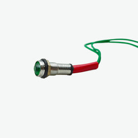 Green 220V 9mm Diamond LED Metal Indicator Light