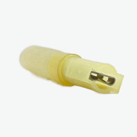 HFDFNY5.5-250 Brass Female Insulated Spade Joint Cable Wire Connector Yellow