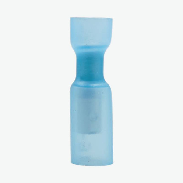 HFRD2-156 Fully Insulated Male Female Spade Bullet Wire Connector 1.5-2.5 sqmm (16-14 AWG) - Blue