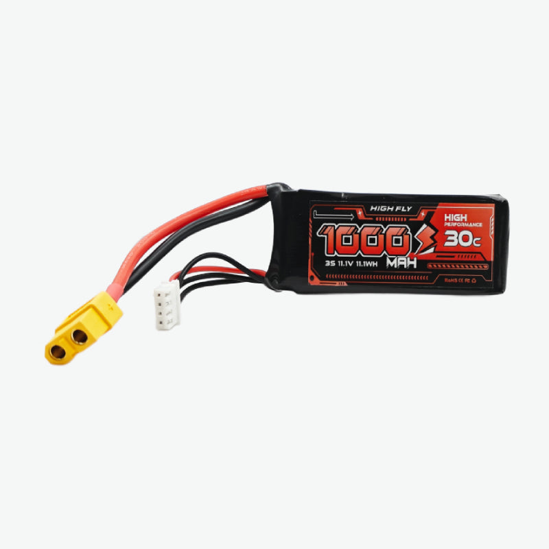 11.1V 1000mAh 3S 30C Lithium-Polymer Rechargeable Battery