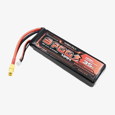HIGH FLY 11.1V 3700mAh 3S 35C Lithium-Polymer Rechargeable Battery