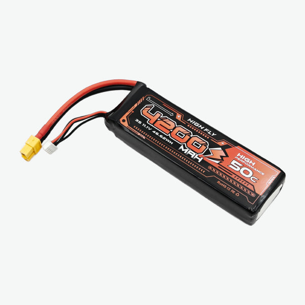 HIGH FLY 11.1V 4200mAh 3S 50C Lithium-Polymer Rechargeable Battery