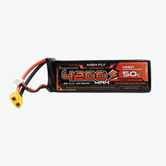 11.1V 4200mAh 3S 50C Lithium-Polymer Rechargeable Drone Battery