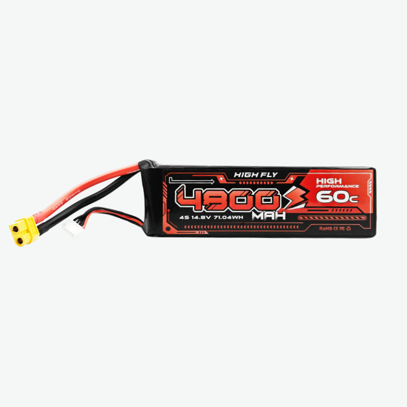 14.8V 4800mAh 4S 60C Lithium-Polymer Rechargeable Battery