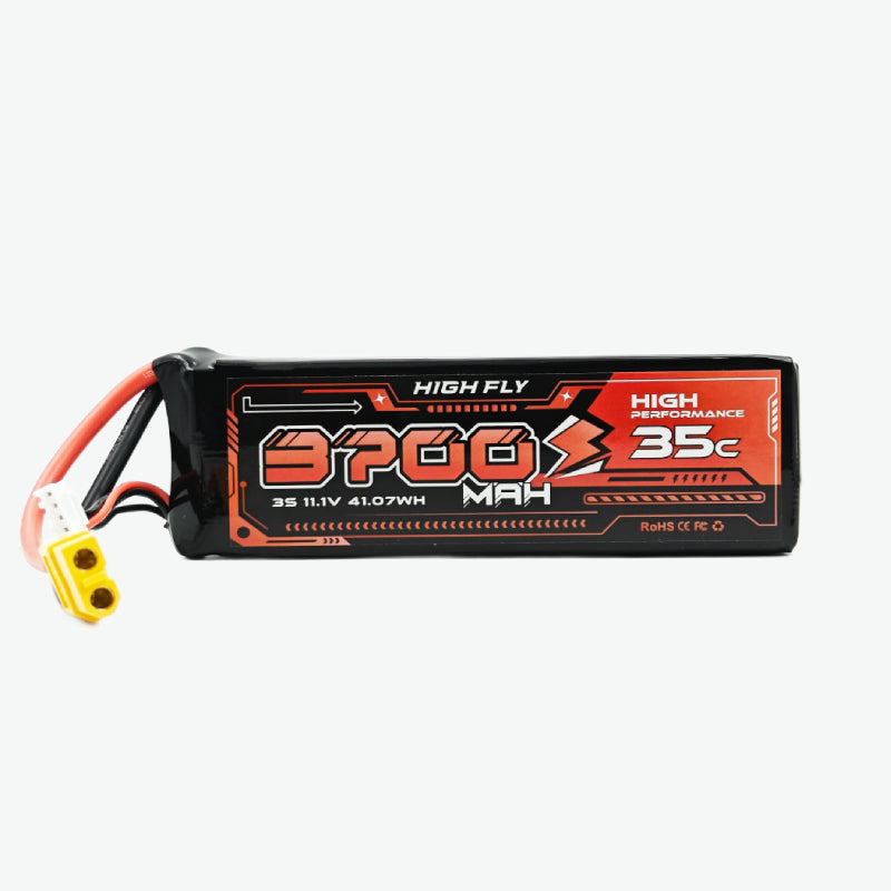 11.1V 3700mAh 3S 35C Lithium-Polymer Rechargeable Drone Battery