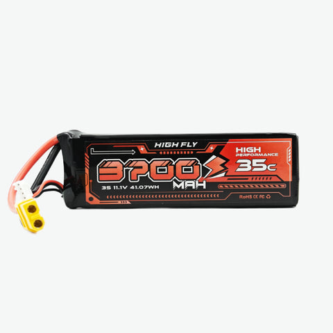 11.1V 3700mAh 3S 35C Lithium-Polymer Rechargeable Drone Battery