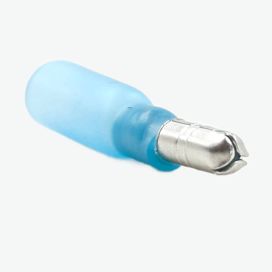 HMPD2-156 Bullet Male Insulated Wire Crimp Connector 1.5-2.5 sqmm (16-14 AWG) - Blue