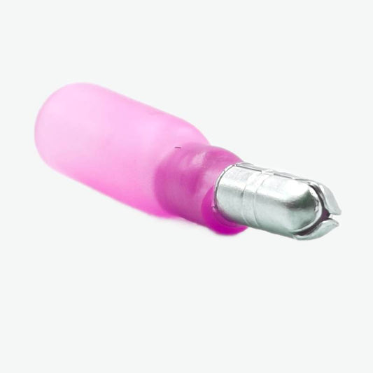 HMPD1.25-156 Bullet Male Insulated Wire Crimp Connector 0.5-1.5 sqmm (22-16 AWG) - Pink