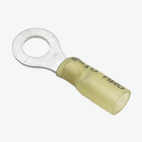 HRV5.5-8 Ring Crimp Terminal Wire Connector 4.0-6.0 sqmm (12-10 AWG) - Yellow