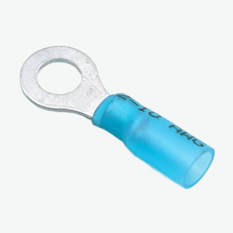 HRV2-10 Ring Crimp Terminal Wire Connector 1.5-2.5 sqmm (16-14 AWG) - Blue