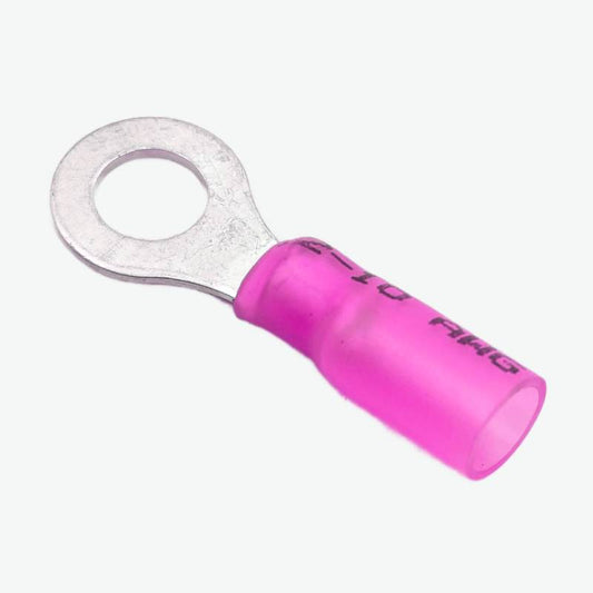 HRV1.25-6L  Ring Crimp Terminal Wire Connector 0.5-1.5 sqmm (22-16 AWG) - Pink