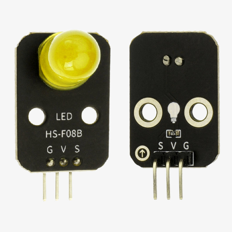 HS-F08B LED Indicator Sensor Module - Yellow