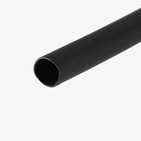 Heat Shrink Sleeve Tube Flat - 10 mm Diameter - Black - 1 meter