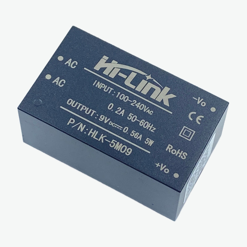 Hi-Link 9V 5W Step Down AC to DC Intelligent Converter Switch Power Supply Module (HLK-5M09)