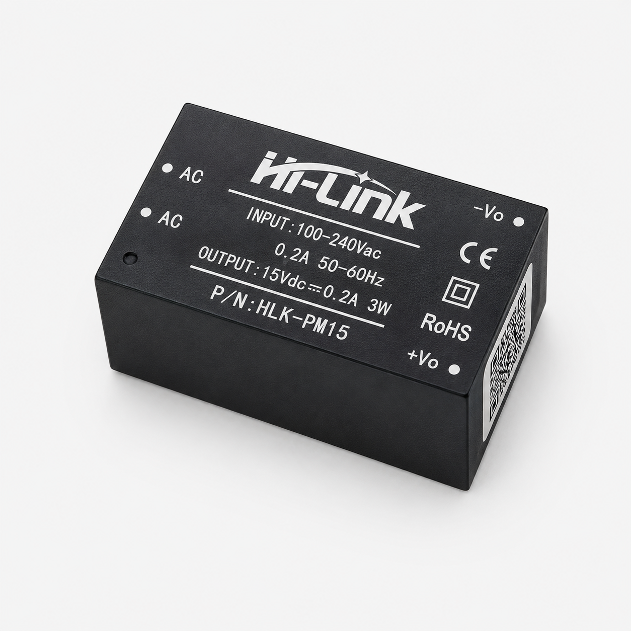 Hi-Link 15V 3W AC to DC Switch Power Supply Module (HLK-PM15)
