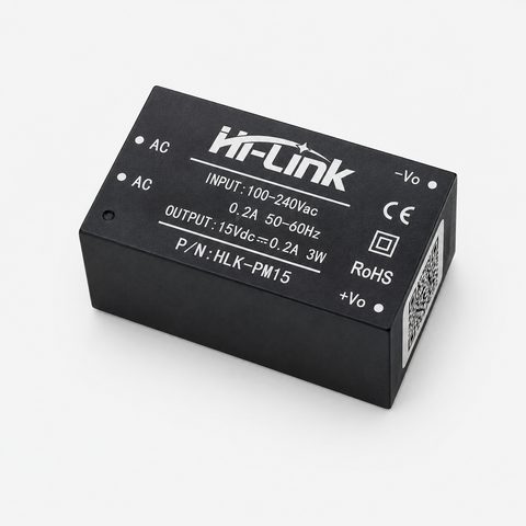 Hi-Link 15V 3W AC to DC Switch Power Supply Module (HLK-PM15)