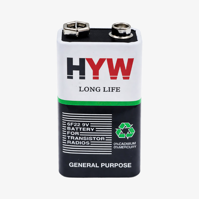 Hi-Waote 9V Battery with Snap Connector