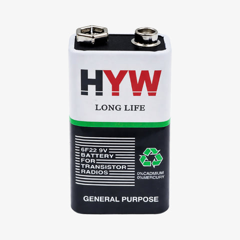 Hi-Waote 9V Battery with Snap Connector