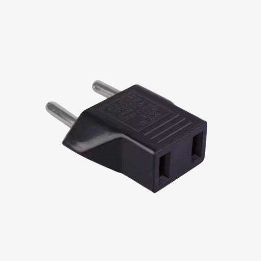 Hilex 2-Pin Plug Converter US to EU Adapter