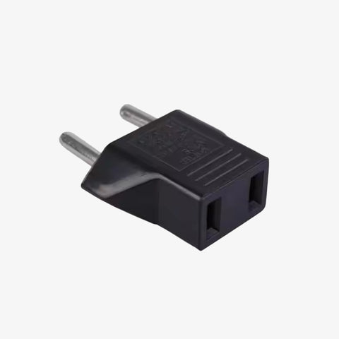 Hilex 2-Pin Plug Converter US to EU Adapter
