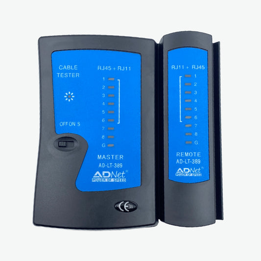 RJ45 RJ11 Network LAN Cable Tester with LED Indicators