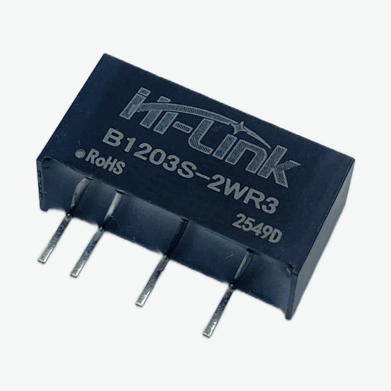 Hi-Link 12V to 3.3V 1W 606mA DC to DC Isolation Voltage Power Module Converter (HLK-B1203S-2WR3)