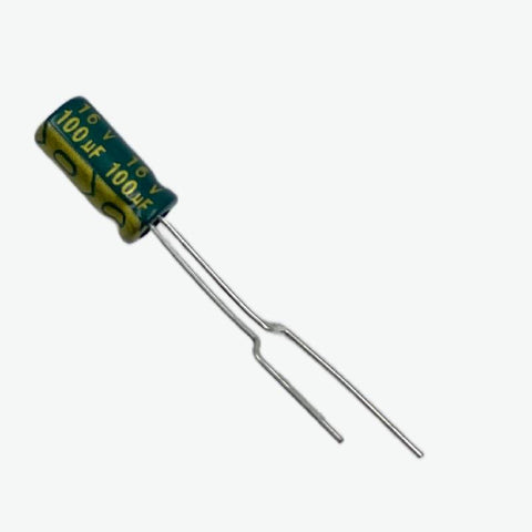100uF 16V Electrolytic Capacitor