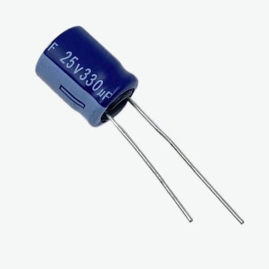 330uF 25V Electrolytic Capacitor (Pack of 5)