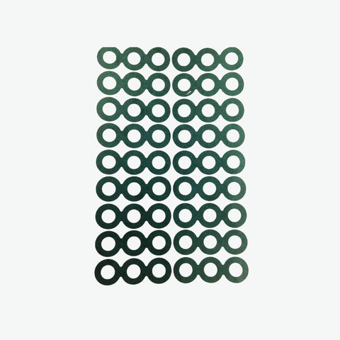 3P Insulation Ring Paper Stickers for 18650 Battery Cells