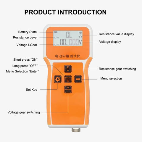 	
High-Precision Battery Voltage Internal Resistance Tester