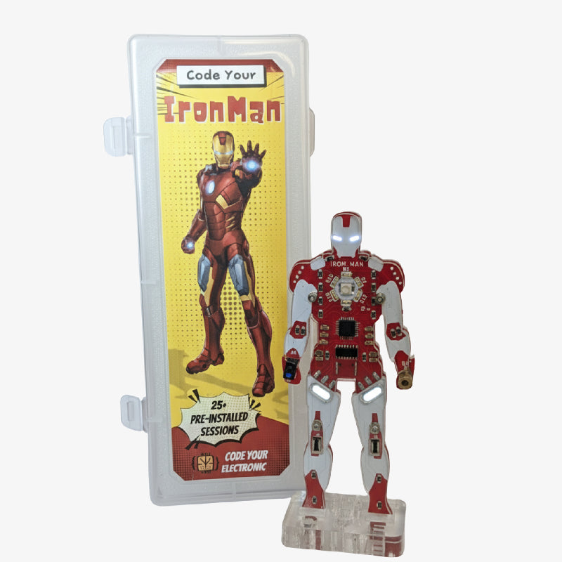 Ironman STEM Coding Kit Pre-assembled Electronics With Guided 25+ Lessons