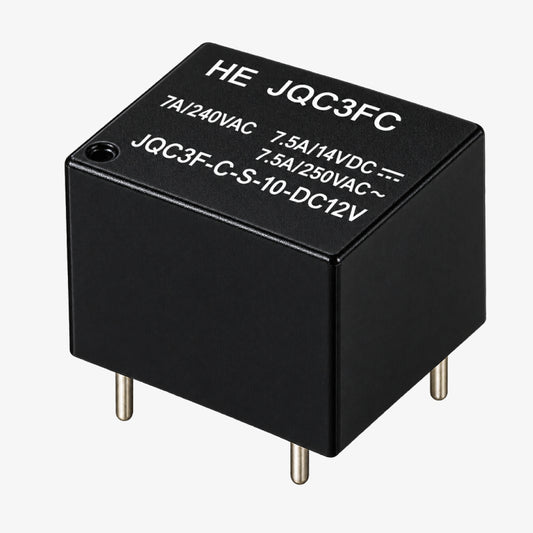 JQC3F-C-S-DC12V 7V 7A SPDT Power Relay