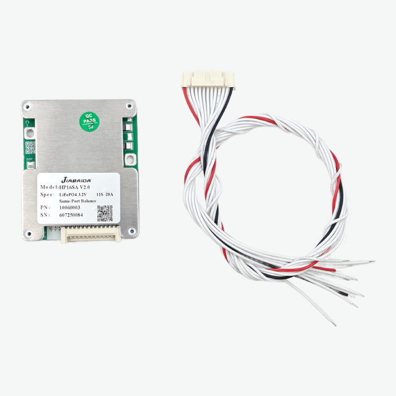 Jiabaida LiFePo4 11S 36.3V 20A BMS Board