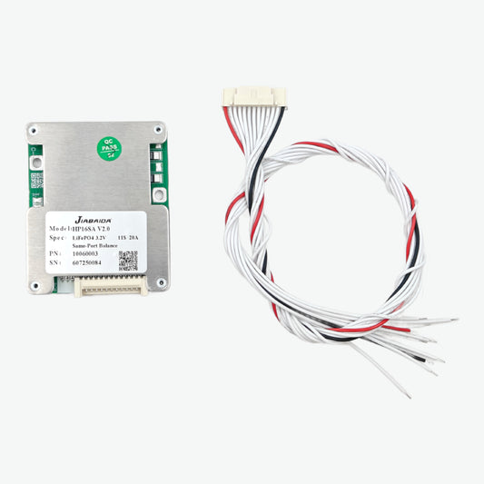Jiabaida LiFePo4 11S 36.3V 20A BMS Board