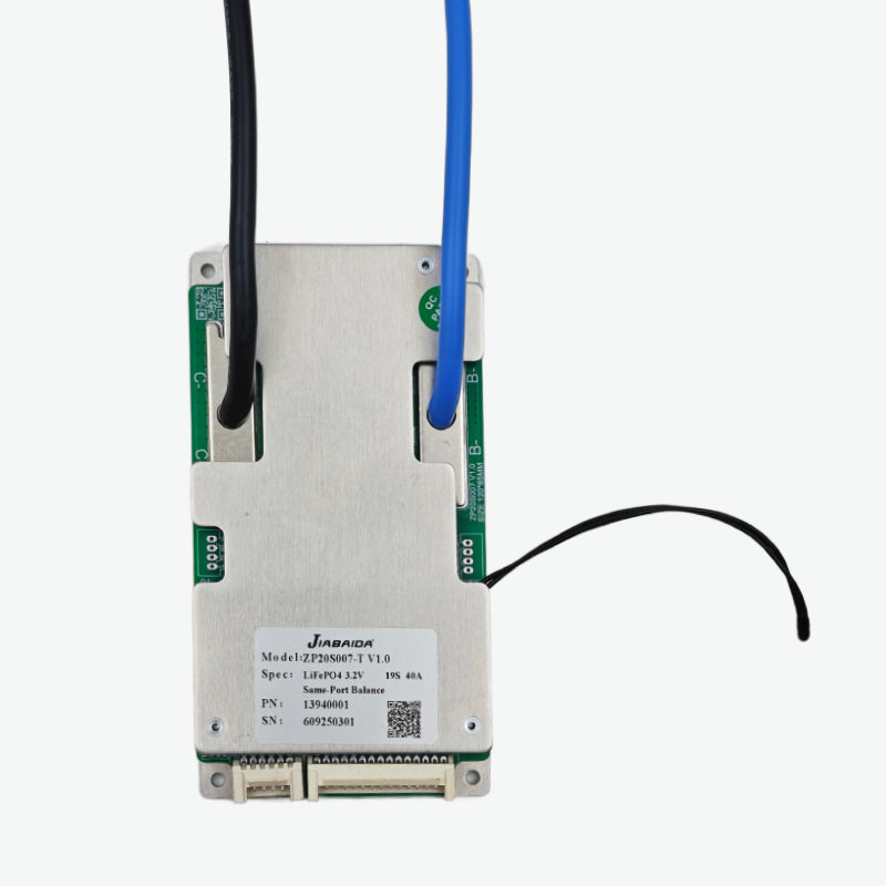 Jiabaida LiFePo4 19S 40A Battery Management System - BMS Protection Board