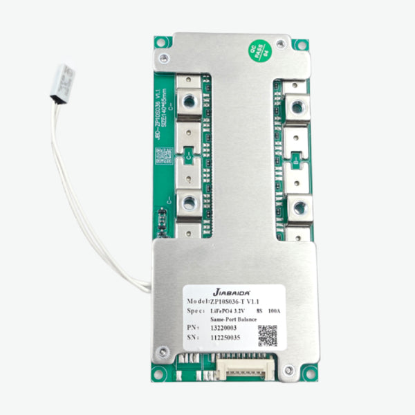 Jiabaida (JBD) LiFePo4 8S 25.6V 100A Battery Management System - BMS Protection Board