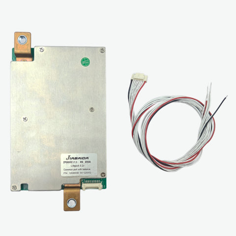 Jiabaida (JBD) LiFePo4 8S 25.6V 200A Battery Management System (BMS) - With Heat Sink Plate