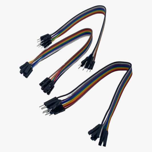 Jumper Wire Combo - Male to Male, Male to Female and Female to Female Breadboard Connecting Wires (10 Qty Each)