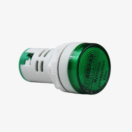 SIBASS SE-AS22-7S LED Panel Mount - 12VDC 220AC Green-picture-11