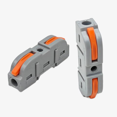 LT-211 (SPL-1) 0.08–2.5mm Single Pole Wire Connector Terminal Block with Spring Lock Lever for Cable Connection