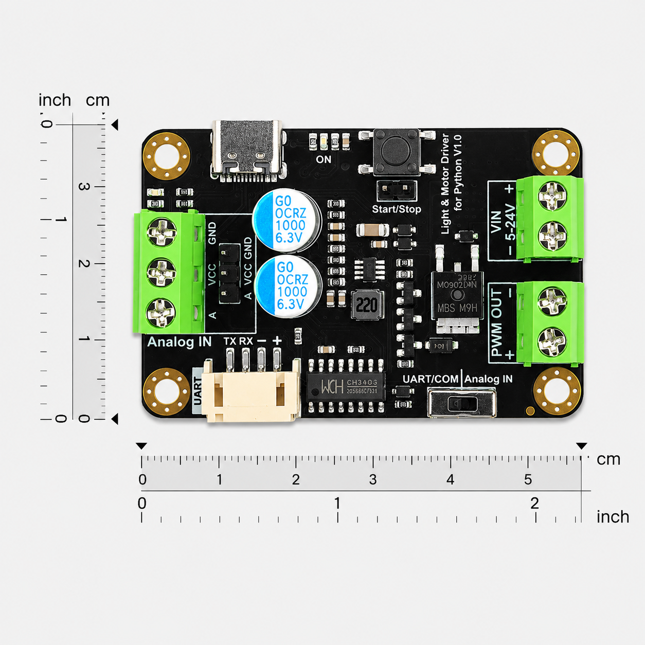 DFRobot Light & Motor Driver for Python (V1.0)