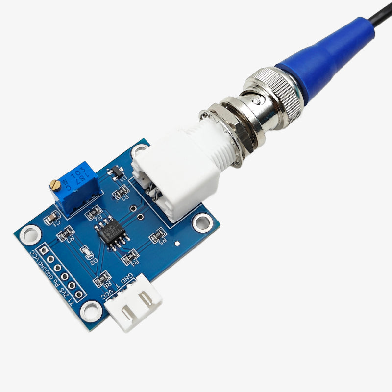 Liquid pH 0–14 Value Detection Sensor Module with pH Electrode Probe (BNC) - pH Sensor Module
