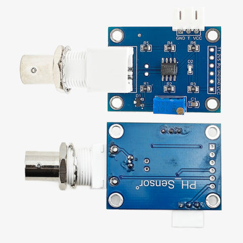 Liquid pH 0–14 Value Detection Sensor Module with pH Electrode Probe