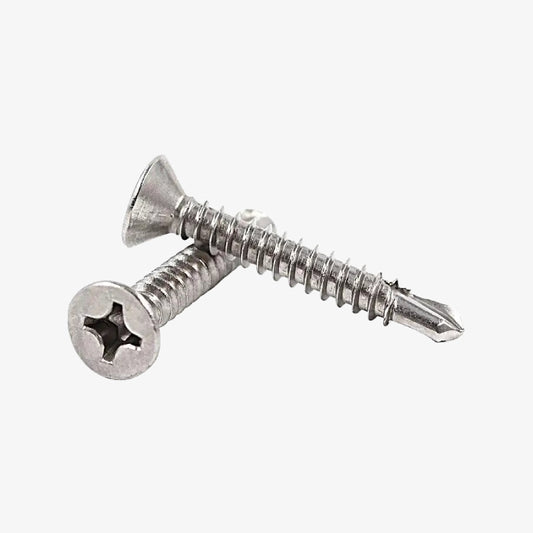 M3.9 X 13mm Stainless Steel CSK Self-Drilling Screw(Pack of 10)