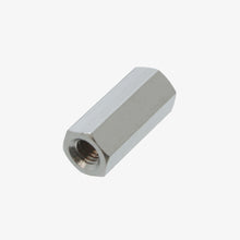 Load image into Gallery viewer, M3 X 10mm Female to Female Nickel Plated Brass Hex Threaded Pillar Standoff Spacer