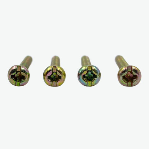 M3 X 25mm Phillips Pan Head Brass Bolt (Pack of 4)